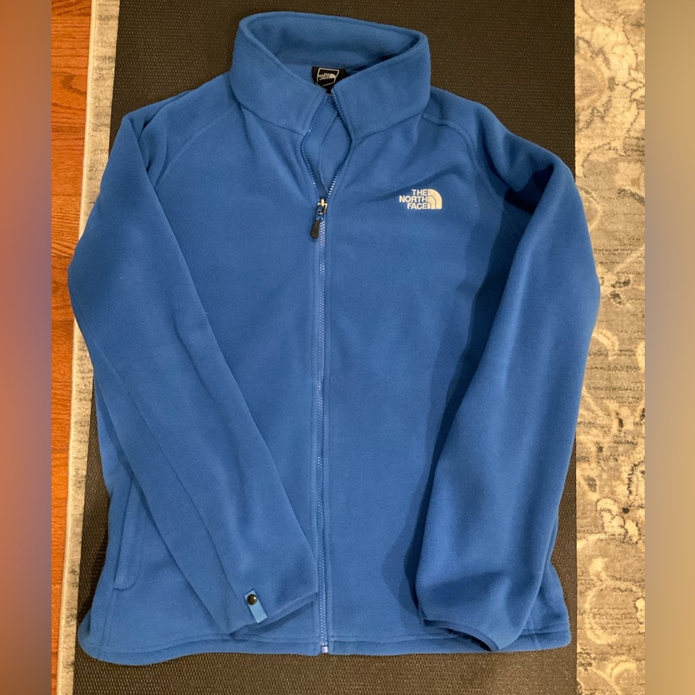 The North Face Royal Blue Fleece Mens Jacket size XL